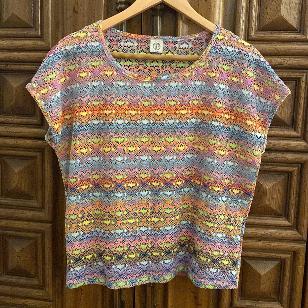I.ner Beautiful Multi Color Blouse